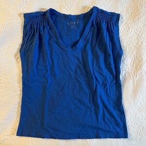 Blue Loft Sleeveless Cotton Shell Top